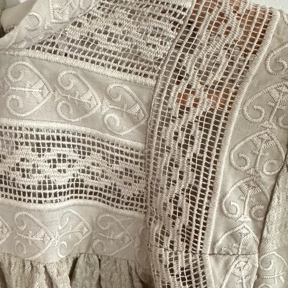 Free People Elegant Spanish Moss Women's Top - Picture 3 of 11